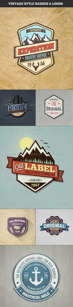 vintage logos